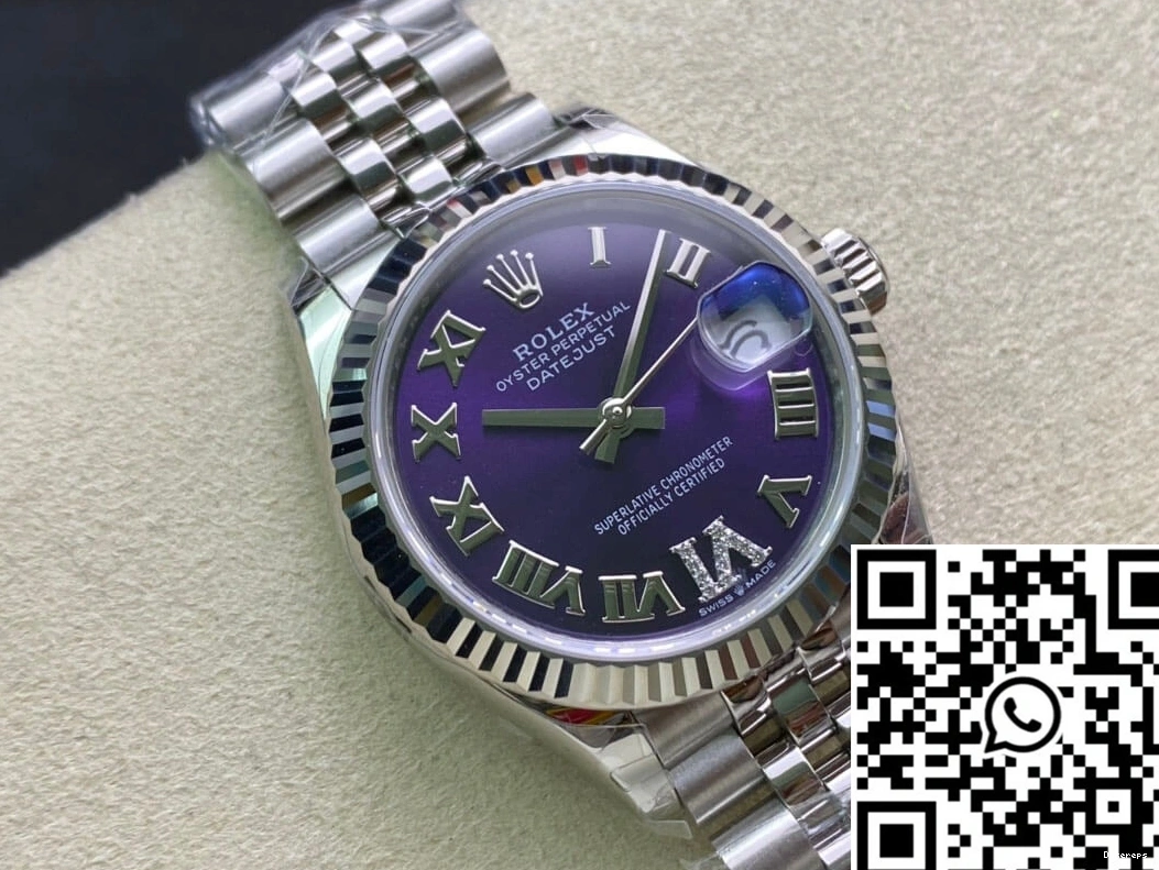 Purple Dial Factory EW M178274-0088 31MM Rolex Datejust 0508